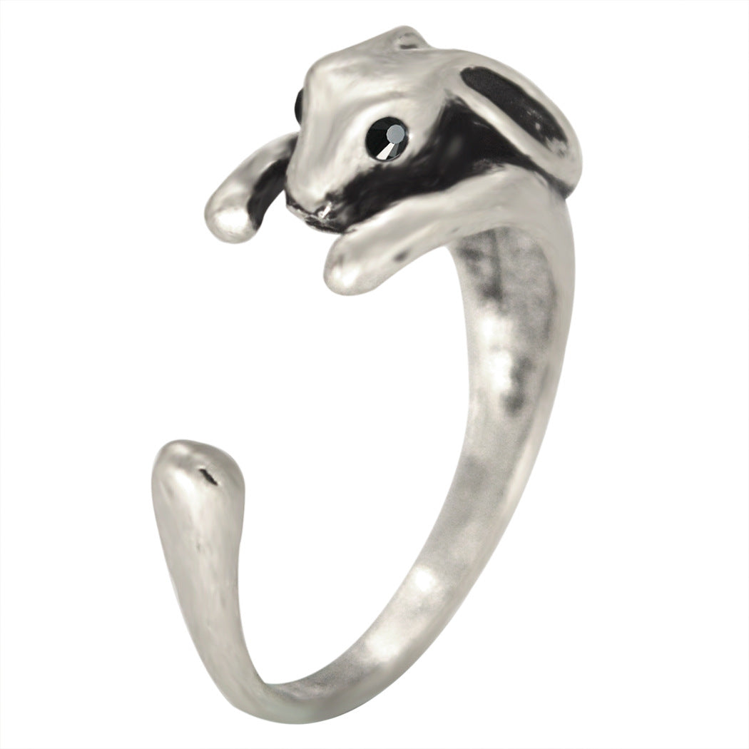 To Animal Rabbit Rings For Men And Women