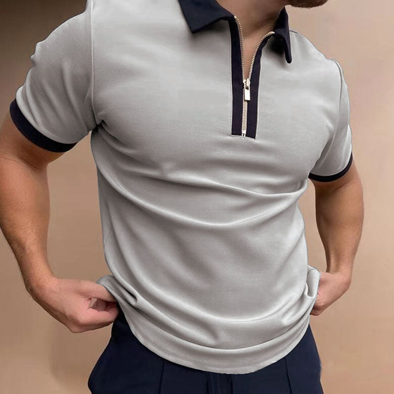 Polo homme hommes polos solides marque hommes chemise à manches courtes chemise d'été homme vêtements