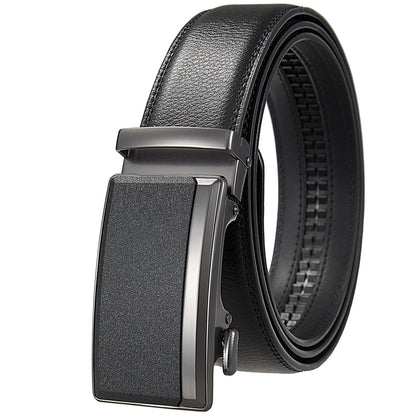 Men's Business Split Leather Belt - Professional Excellence
