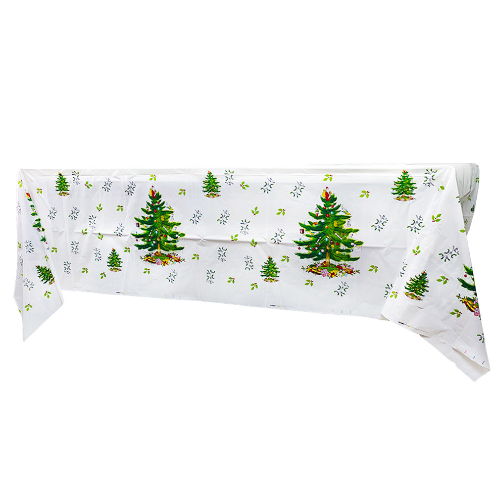 Christmas Party Cartoon Pattern Tablecloth