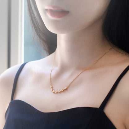 Light Luxury S925 Silver Gold Plated Necklace