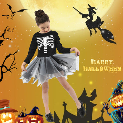 Costume d'Halloween Costume Enfant Costume de Performance Cosplay Robe d'Halloween