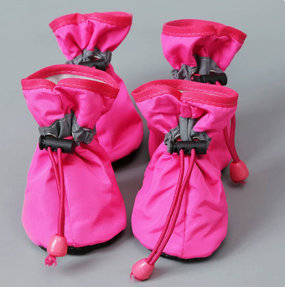 Pet soft bottom rain boots