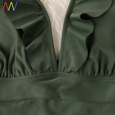 Badkläder Bikini Baddräkt Dam Baddräkt Bodysuit 38