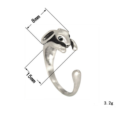 To Animal Rabbit Rings For Men And Women