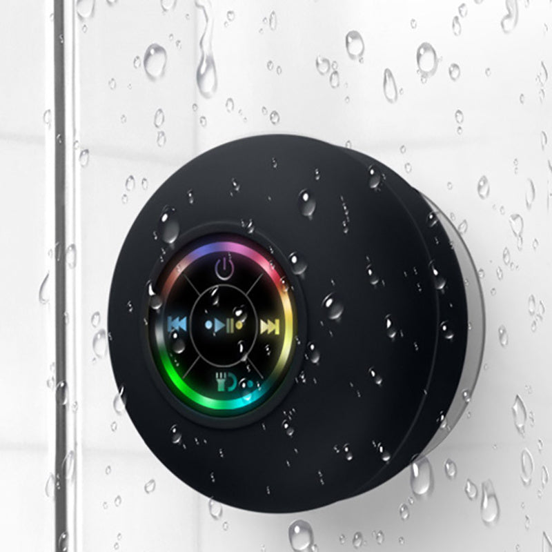 Stor sugkopp Vattentät Bluetooth-högtalare LED-ljusutsändande