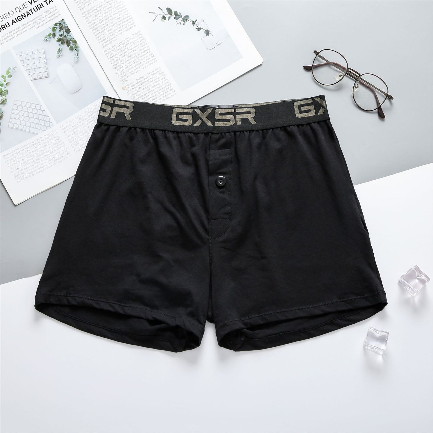 Men's Home Pants Low Waist Pure Cotton Breathable Underwear