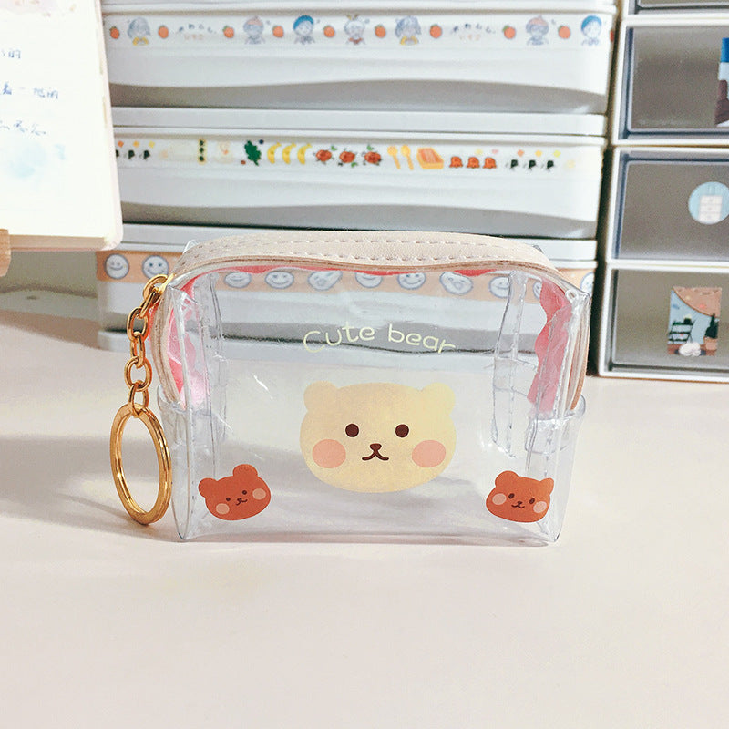 Organisateur de sac de maquillage transparent de voyage portable