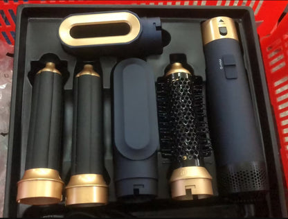 5-in-1 Hair Styler - Multi Hair Dryer & Curling Iron Set