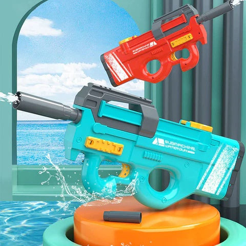 Pistolet à eau électrique P90, jouets high-tech pour enfants, piscine de plage extérieure, grande capacité, pistolet à eau de projection de Gel d'été pour adultes, nouveau