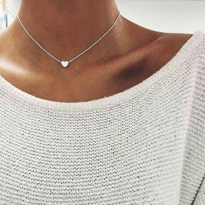 European and American Style Love Clavicle Chain