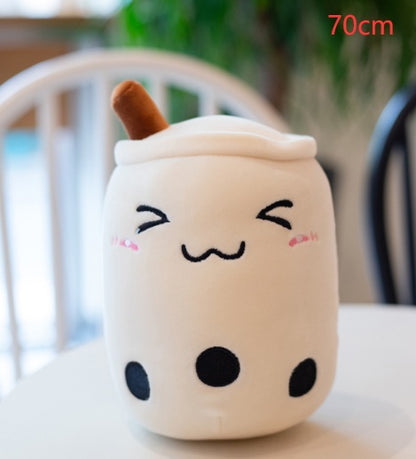 Pearl milk tea cup pillow