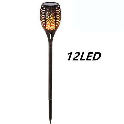 Solar Flame Flickering Garden LED Light | Outdoor Solar Tiki Torch | Landscape Decoration - BrightLite