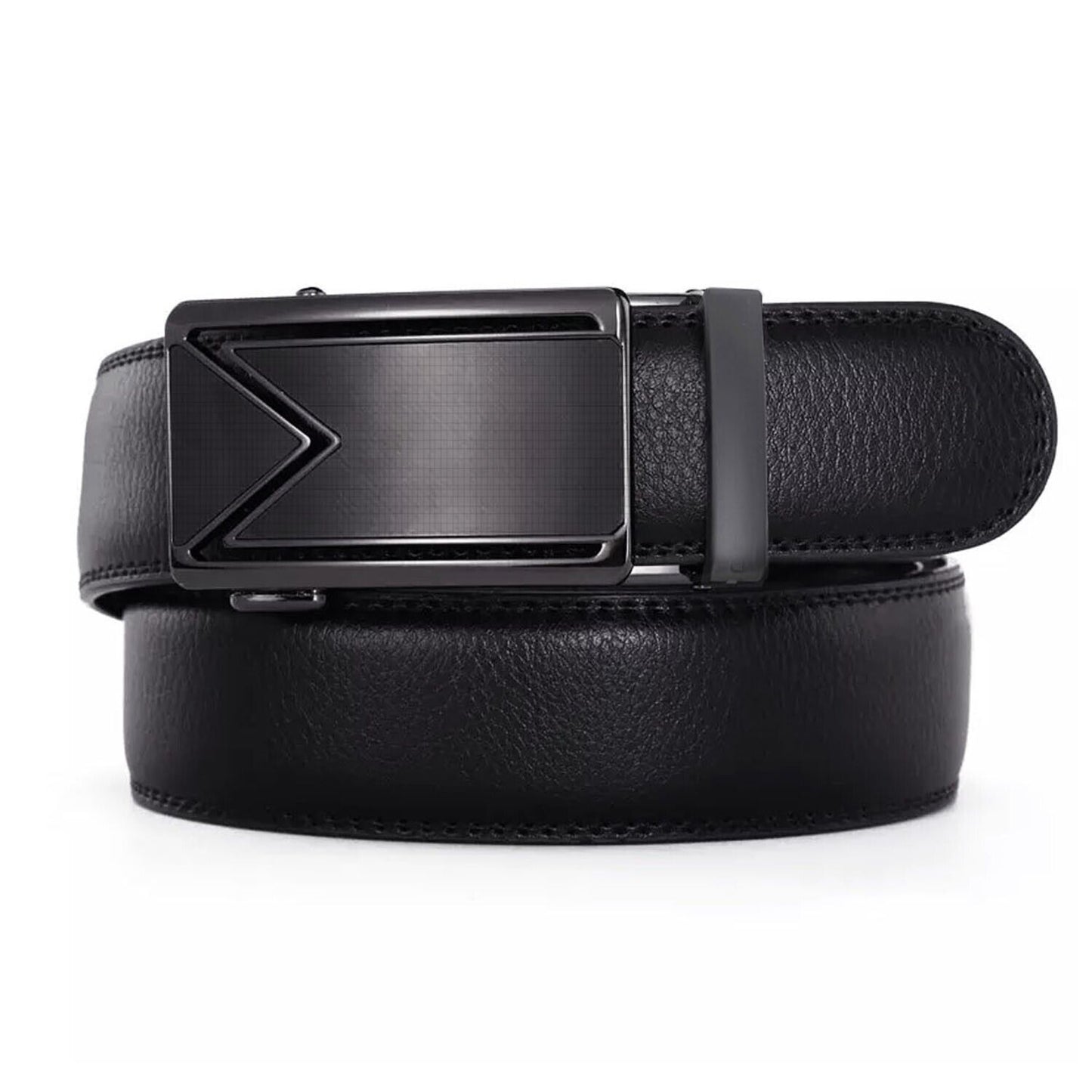 Ceinture à cliquet pour hommes ceinture en cuir pour hommes avec boucle coulissante ceintures à cliquet pour hommes USA