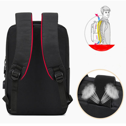 Sac à dos pour ordinateur portable avec sacs d'affaires design USB pour hommes