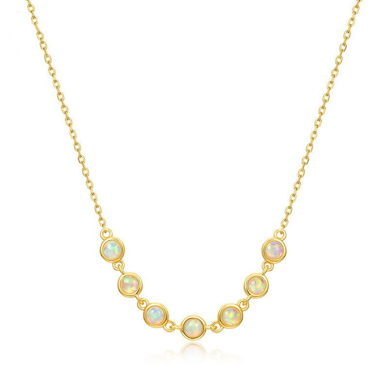 Light Luxury S925 Silver Gold Plated Necklace