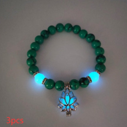 Brassard Energi Luminous Lotus Strand Pärla