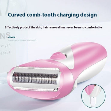 Versatile Electric Body Shaver - Multi-Zone Hair Removal for Women