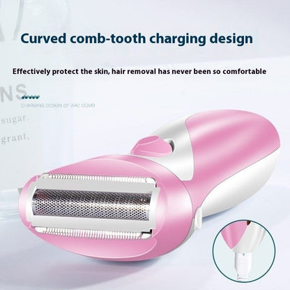 Versatile Electric Body Shaver - Multi-Zone Hair Removal for Women