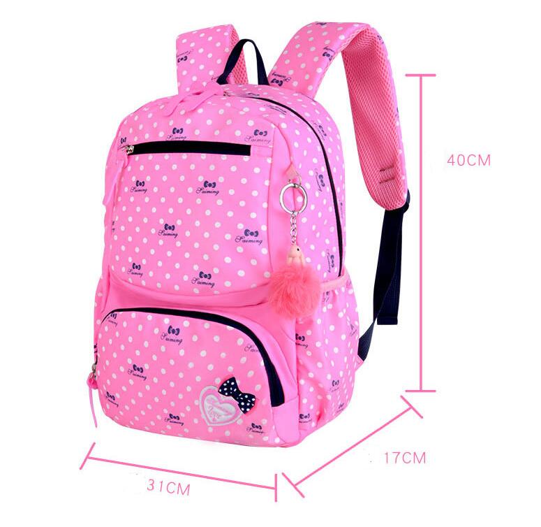 Sac à dos mignon de princesse de style coréen pour fille d'école primaire