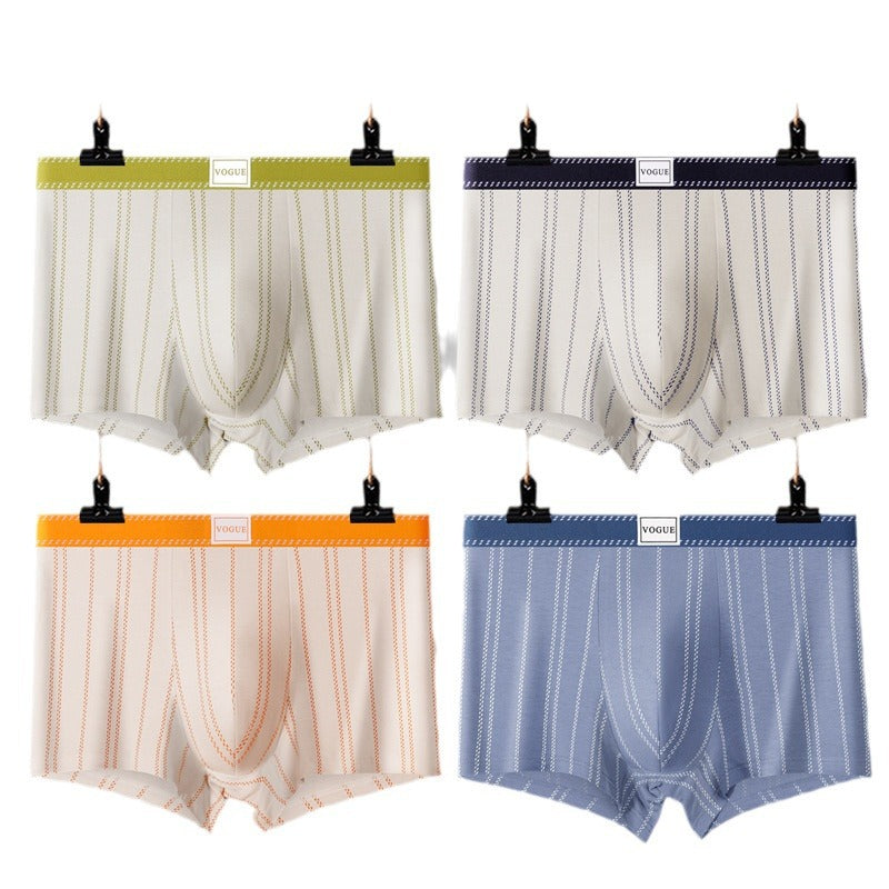 Mens 100 Cotton Antibacterial Sweat-Absorbent And Breathable Shorts