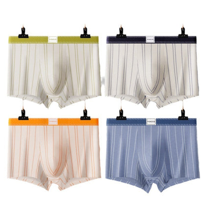 Mens 100 Cotton Antibacterial Sweat-Absorbent And Breathable Shorts