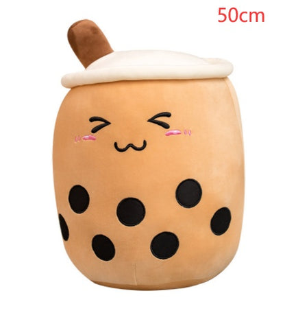 Pearl milk tea cup pillow