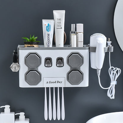 Paste Wall Mounted Toothbrush Holder