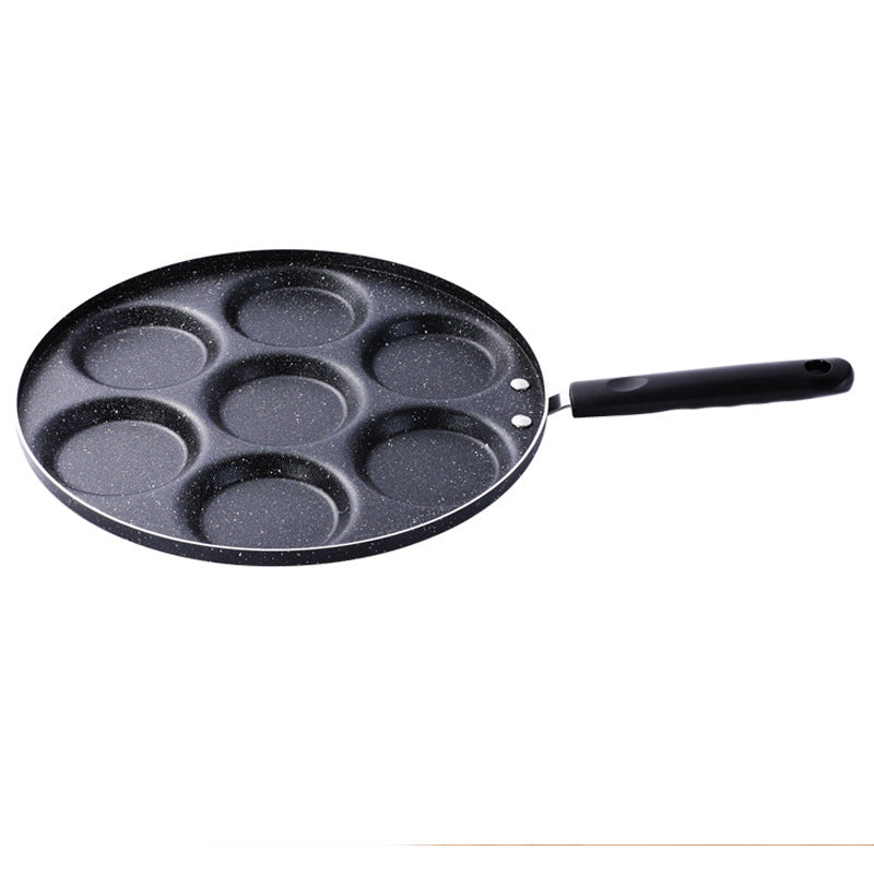 Non-stick pan stekt ägg kruka mini ägg klump ägg klump mögel fyra hål pann