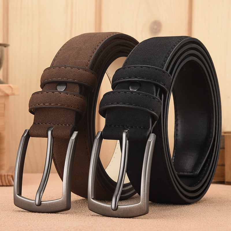 Men's Korean Style Middle-Aged Youth Business Waistband - Cultural Sophistication