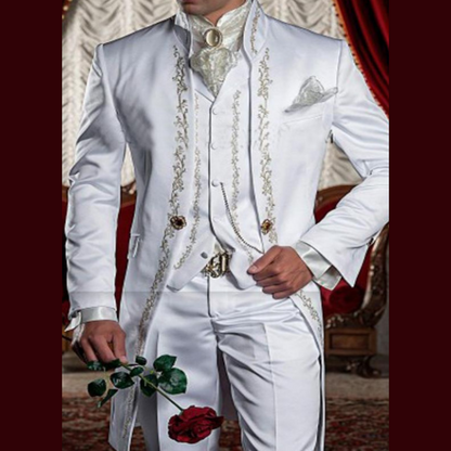 Costume trois pièces pour hommes, vêtements de marié, mariage