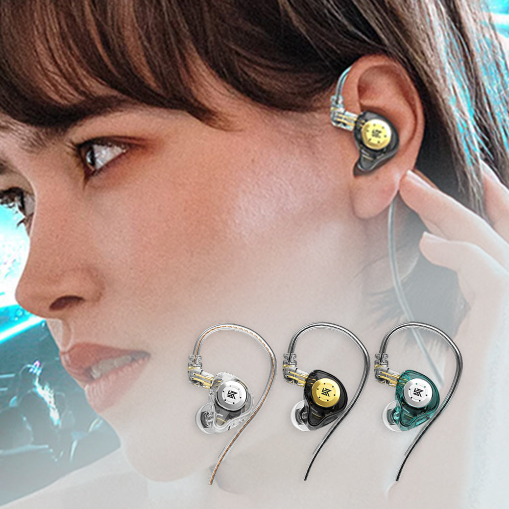 Nya KZ EDX Pro Hörlurar Bas Hörlurar In-Ear Monitor Hörlurar Sport Brusreducerande HIFI Headset