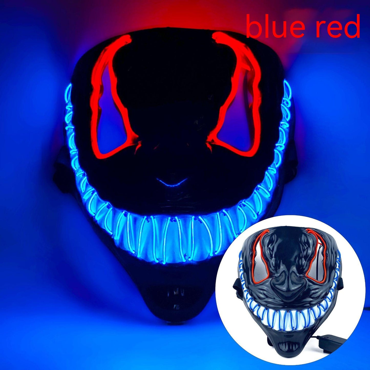 Halloween Horror LED Luminous Mask Dance Party