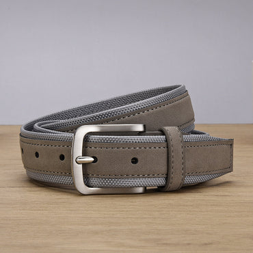 Men's Korean Creative Style Suede Belt - Cultural Inspiration