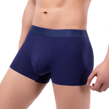 Ice Silk Underwear Herr Casual Cut Boxers Sömlösa Tight Fit Och Bekväma Modal Medelhöga Byxor