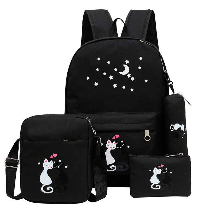 Sac en toile mignon de dessin animé pour enfants