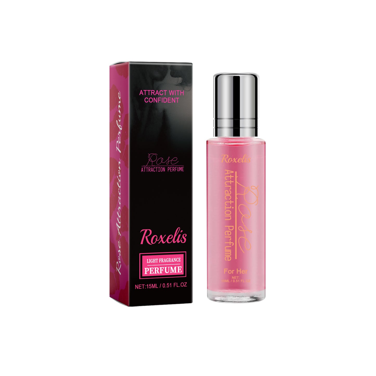 Rose Light Parfym Parfym Naturlig Bärbar Bärbar