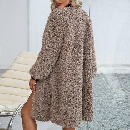 Loose Casual Mid-length Fur Fur Coat Foreign Trade