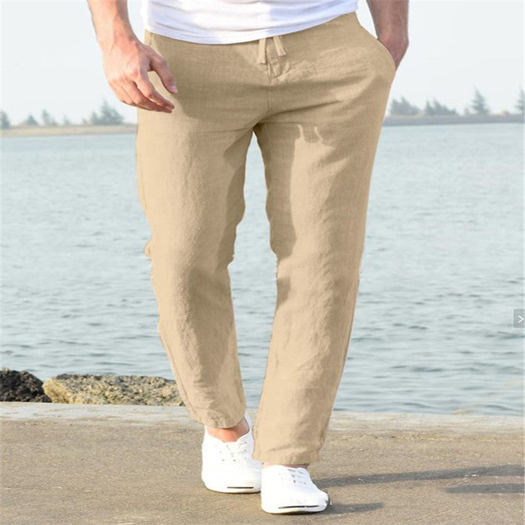 Men's Linen Summer Casual Fashion Pants