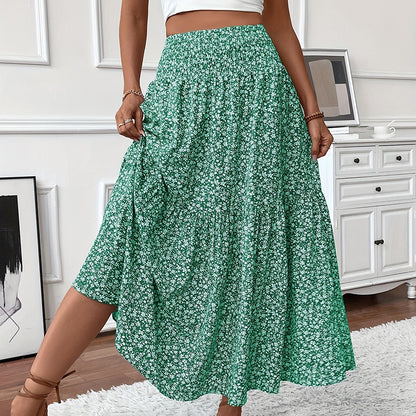 Professional Elegant Suede Fringe Rivet Short Skirt - Polyester Elastane (90%/10%, Brown, S-XL)