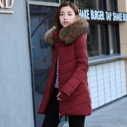 Fashion Women's Mid-length Thick Down Padded Jacket