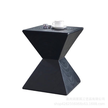 Ji Ji Feng Log Sofa And Tea Table - Creative Living Room Side Table