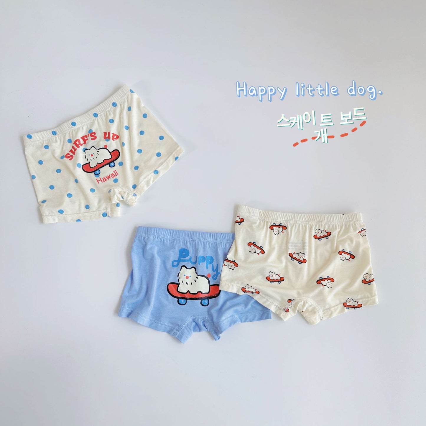 Tredelad uppsättning barnkalsonger Modaltryck Baby Kindergarten Boxershorts