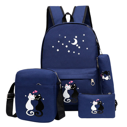 Sac en toile mignon de dessin animé pour enfants