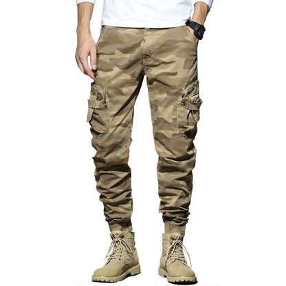 Thin Casual Pants Ankle-tied Harem Pants Trendy Men