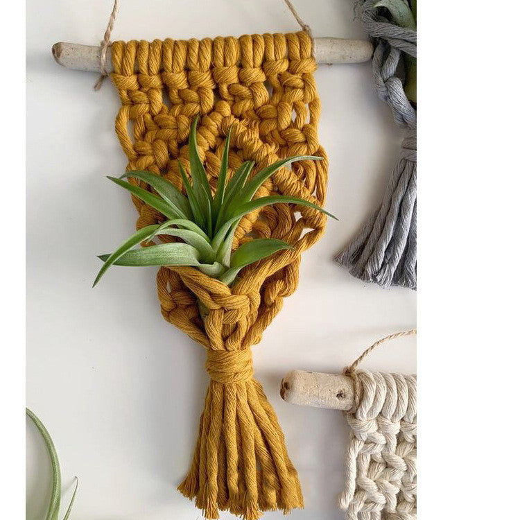 Mini cintres pour plantes en macramé, décoration d'intérieur, pour plantes aériennes