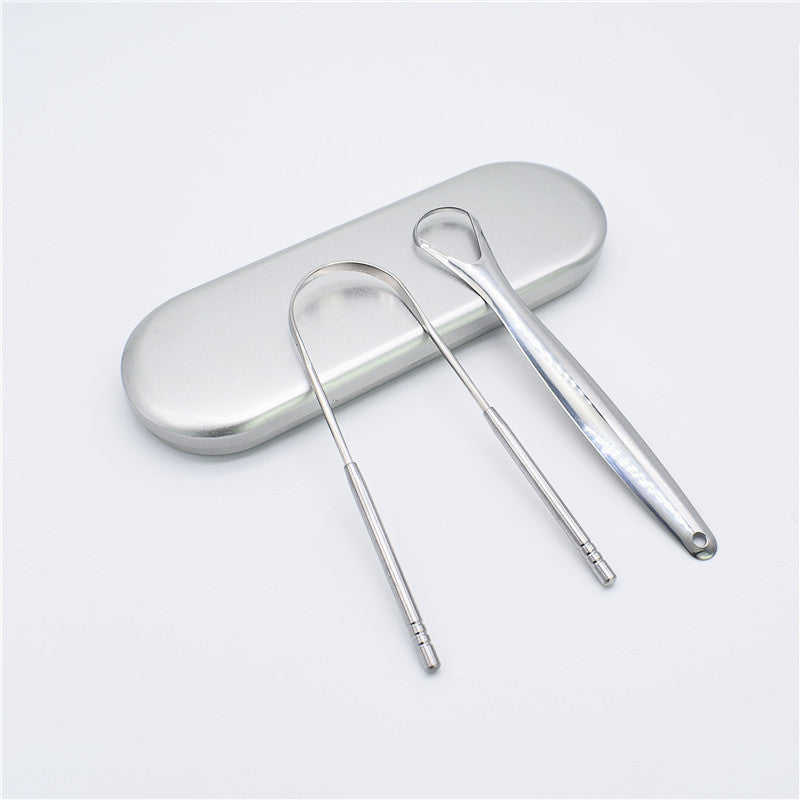 Stainless Steel Tongue Scraper Oral Care Tools