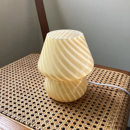 Bedside Lamp Nordic Style Glass Table Lamp Retro Bedroom Lamp