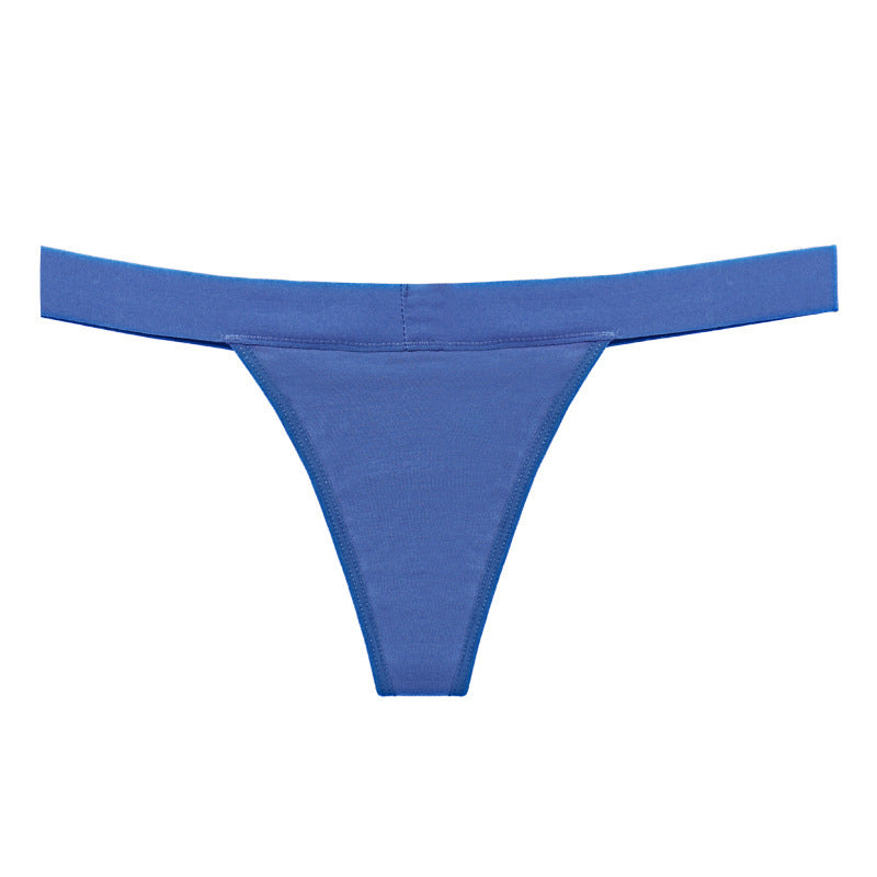 Women Breathable Cotton Thong Period Underwear Low Rise Briefs