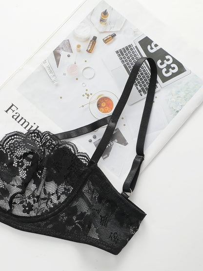 Sexy Lace, Breathable, Ultra-thin Women's Lingerie Lingerie Set